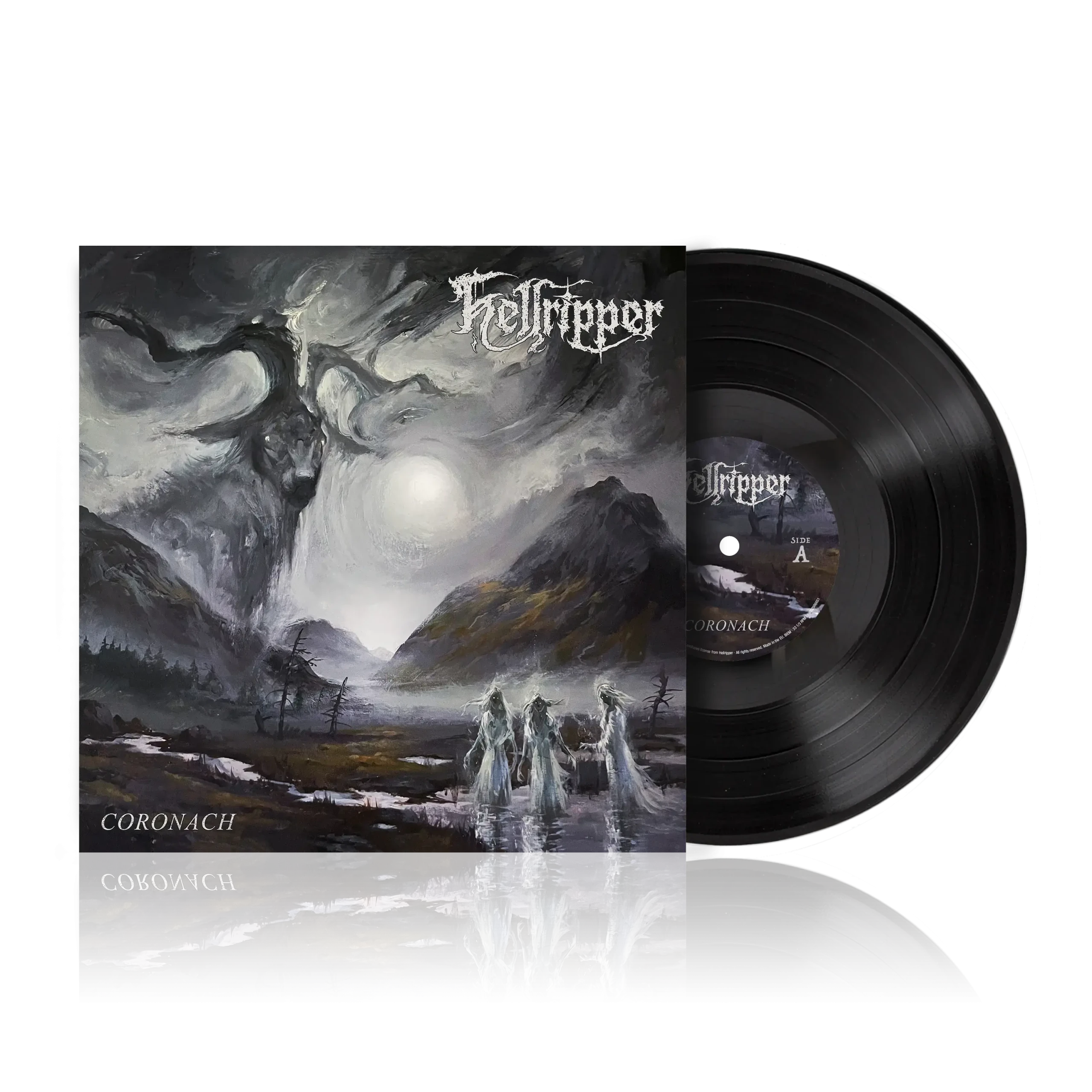HELLRIPPER · Coronach | BLACK LP (Black Metal/Thrash Metal Vinyl) · Picture 2