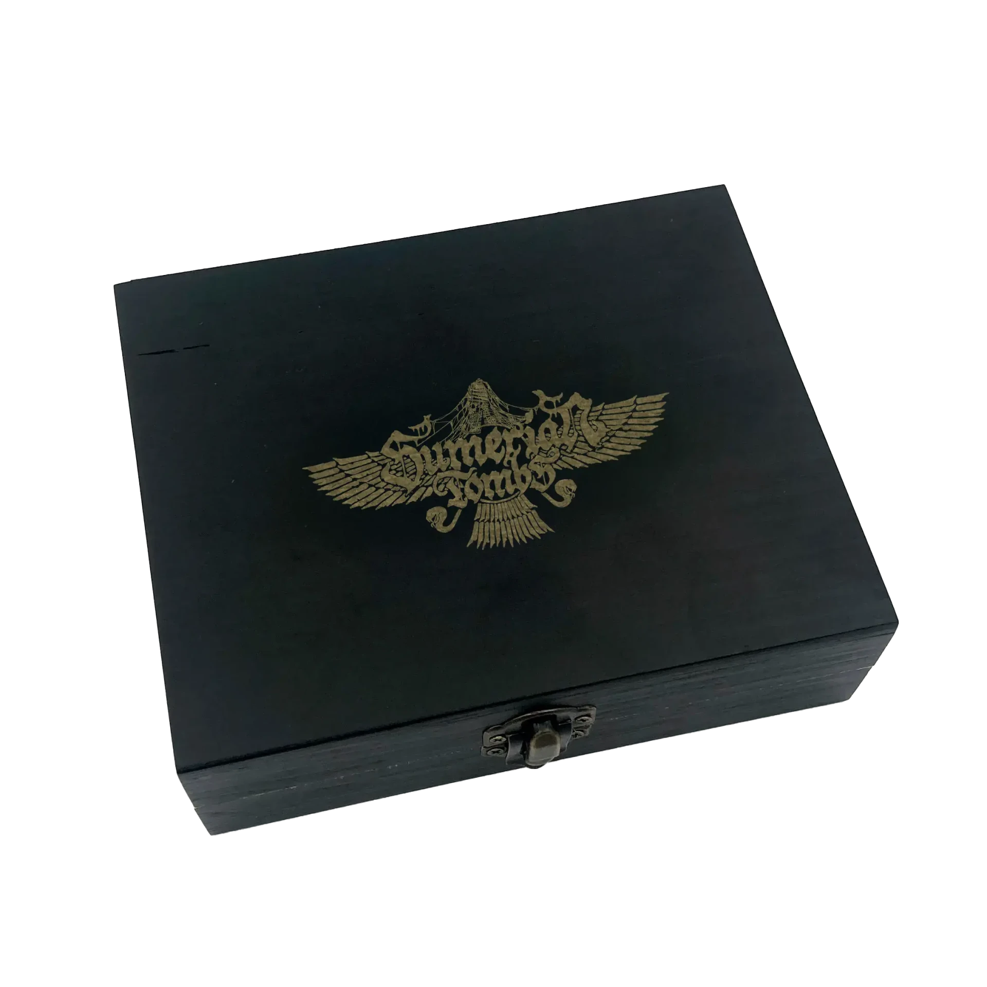 SUMERIAN TOMBS - Age of Eternal Night/As Sumer Thrones At Night · WOODEN TAPE BOX (Black Metal/Death Metal Tapes) · Picture 1