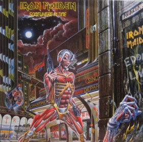 IRON MAIDEN · Somewhere In Time | BLACK LP (Heavy Metal Vinyl) · Picture 1