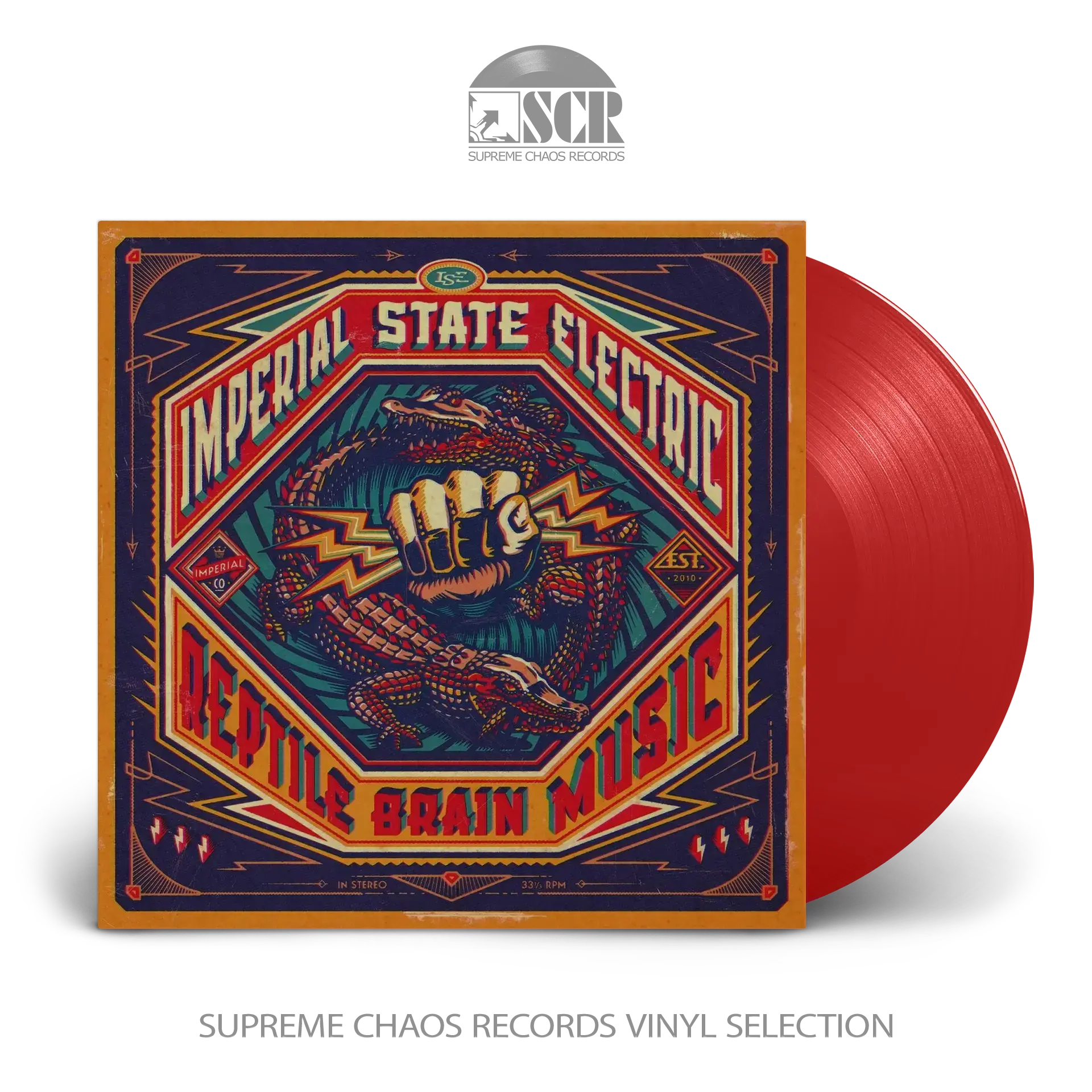 IMPERIAL STATE ELECTRIC - Reptile Brain Music · RED LP (Hard Rock Vinyl)