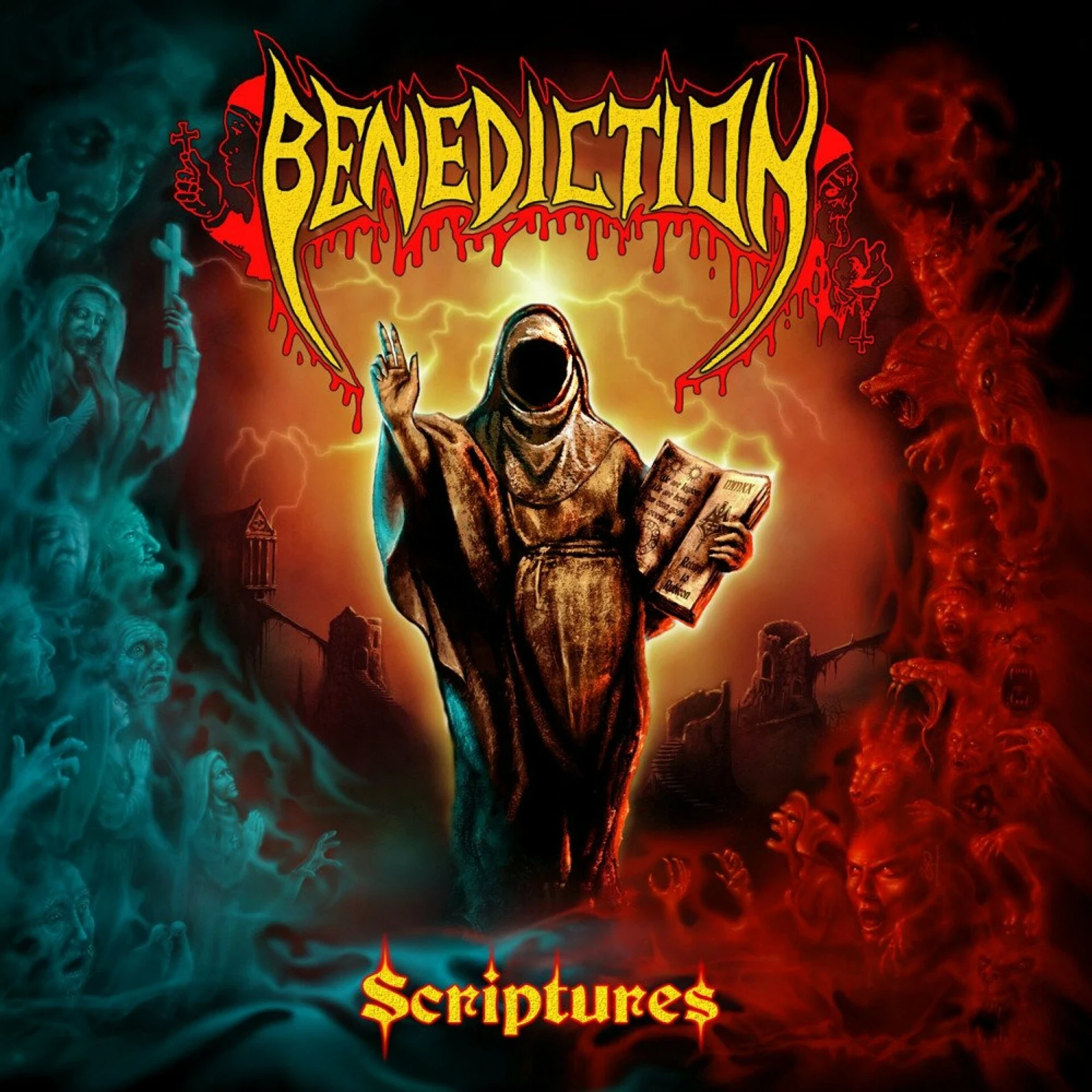 BENEDICTION · Scriptures | BLACK 2LP (Death Metal Vinyl) · Picture 1