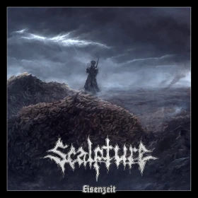 SCALPTURE · Eisenzeit | PINK/BLACK MARBLED LP (Death Metal Vinyl) · Picture 1