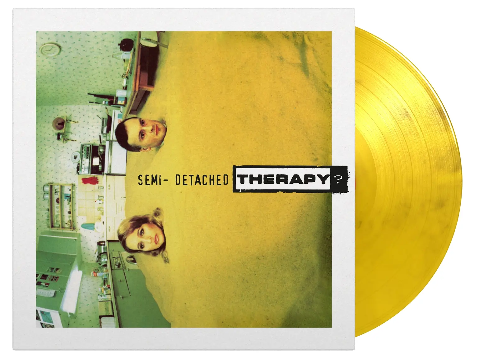 THERAPY? · Semi-Detached | YELLOW/BLACK MARBLED LP (Alternative Rock Vinyl)