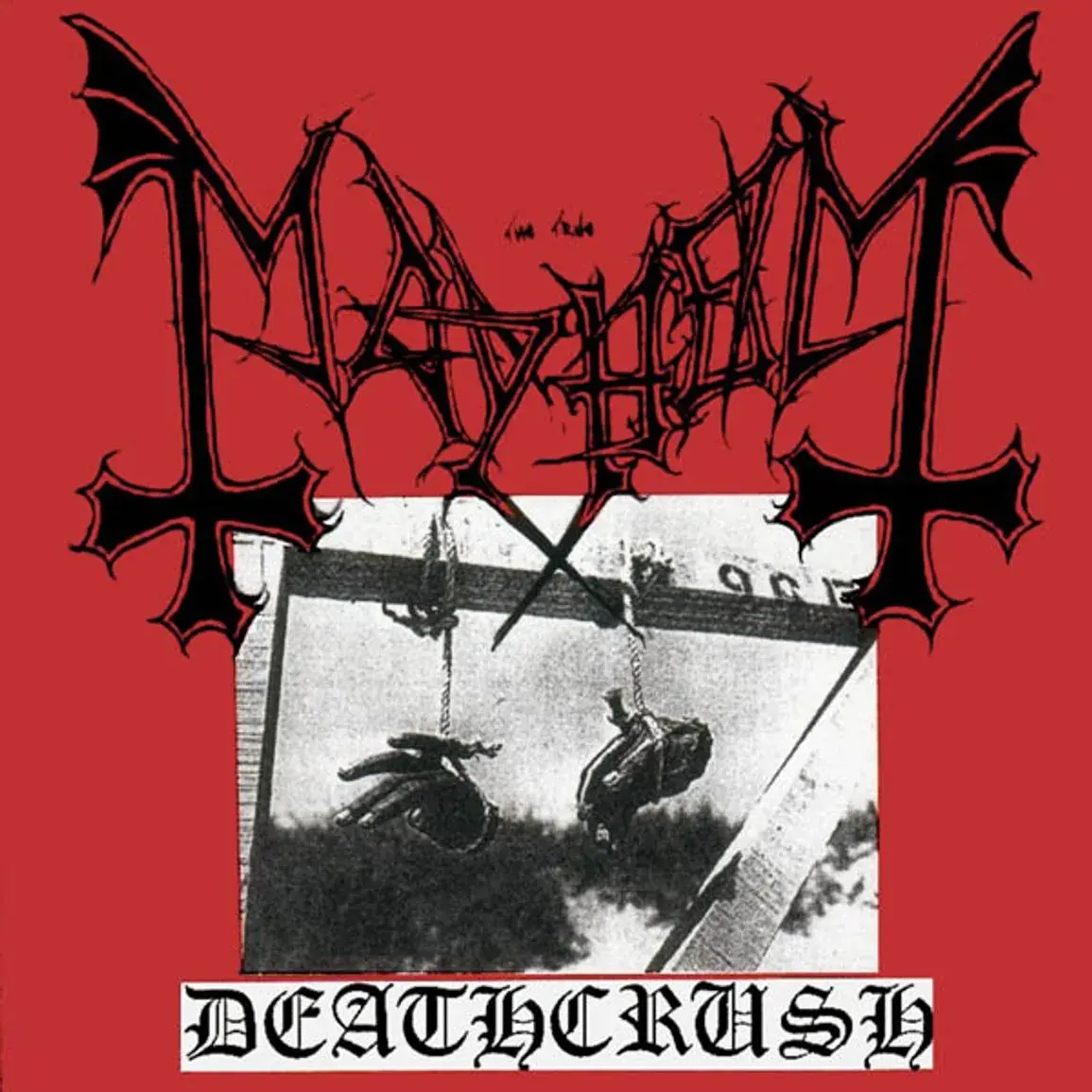 MAYHEM · Deathcrush | BLACK LP (Black Metal Vinyl) · Picture 1