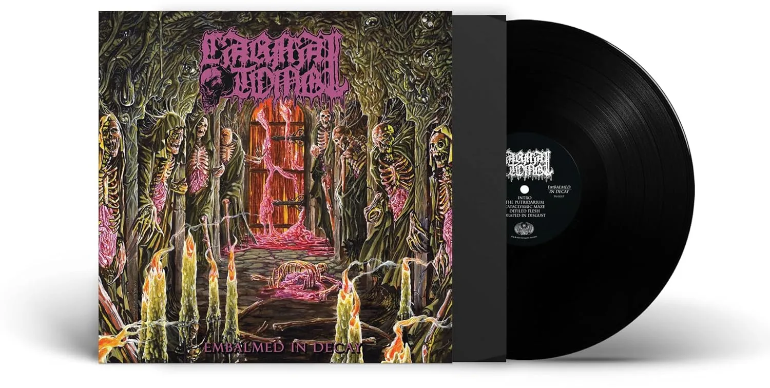 CARNAL TOMB · Embalmed In Decay | BLACK LP (Death Metal Vinyl) · Picture 2