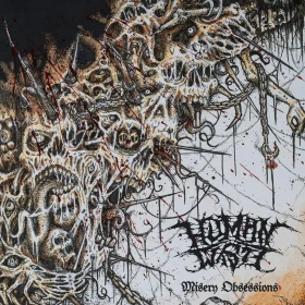 HUMAN WASTE · Misery Obsessions | WHITE LP (Death Metal Vinyl) · Picture 1