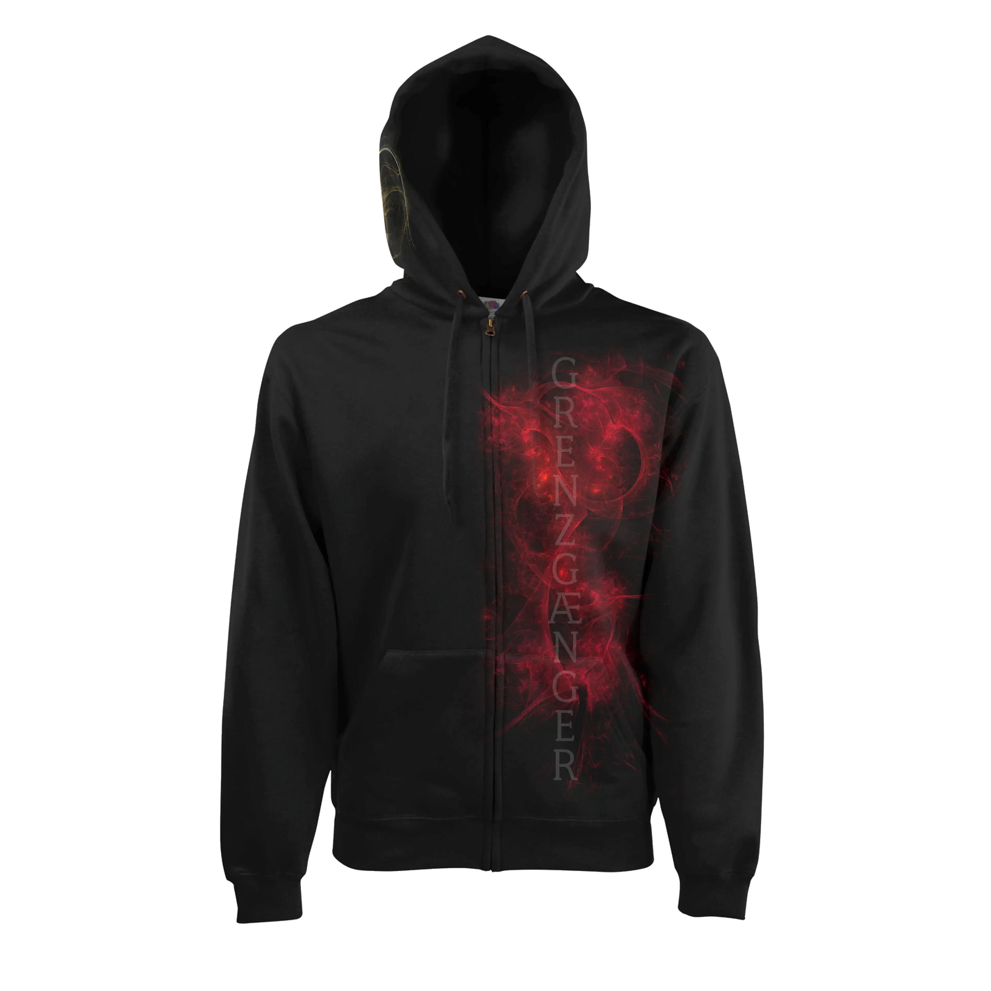 AGRYPNIE · Motiv: Grenzgaenger-Album | ZIPPER (Black Metal Clothes)