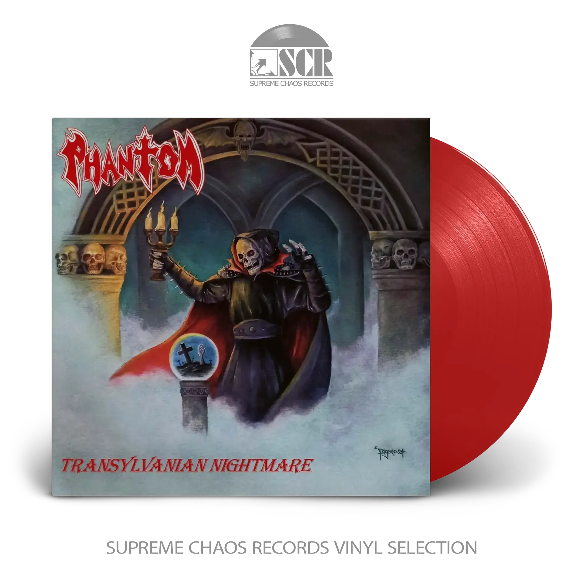 PHANTOM - Transylvanian Nightmare · RED LP (Speed Metal/Thrash Metal Vinyl)