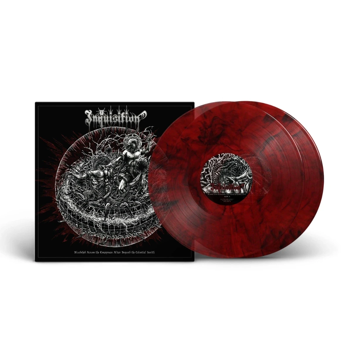 INQUISITION · Bloodshed Across The Empyrean Altar Beyond The Celestial Zenith | SMOKE RED 2LP (Black Metal Vinyl) · Picture 2
