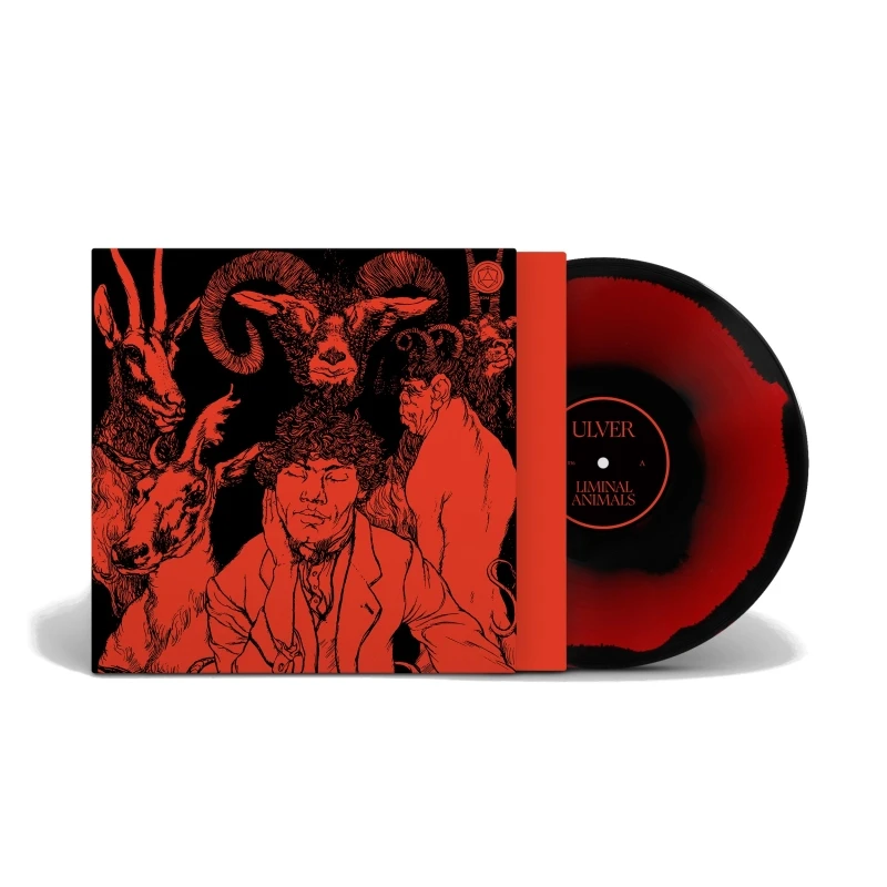 ULVER · Liminal Animals | RED/BLACK CORONA LP (Ambient Vinyl)