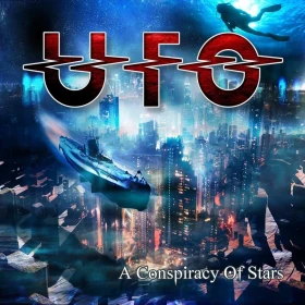 UFO · A Conspiracy Of Stars | RED/BLACK MARBLED 2LP (Hard Rock Vinyl) · Picture 1