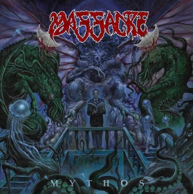 MASSACRE · Mythos | BLUE 10" MLP (Death Metal Vinyl) · Picture 1