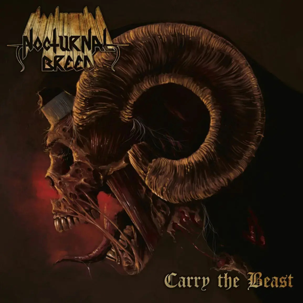 NOCTURNAL BREED · Carry The Beast | TRANSPARENT RED LP (Thrash Metal Vinyl) · Picture 1
