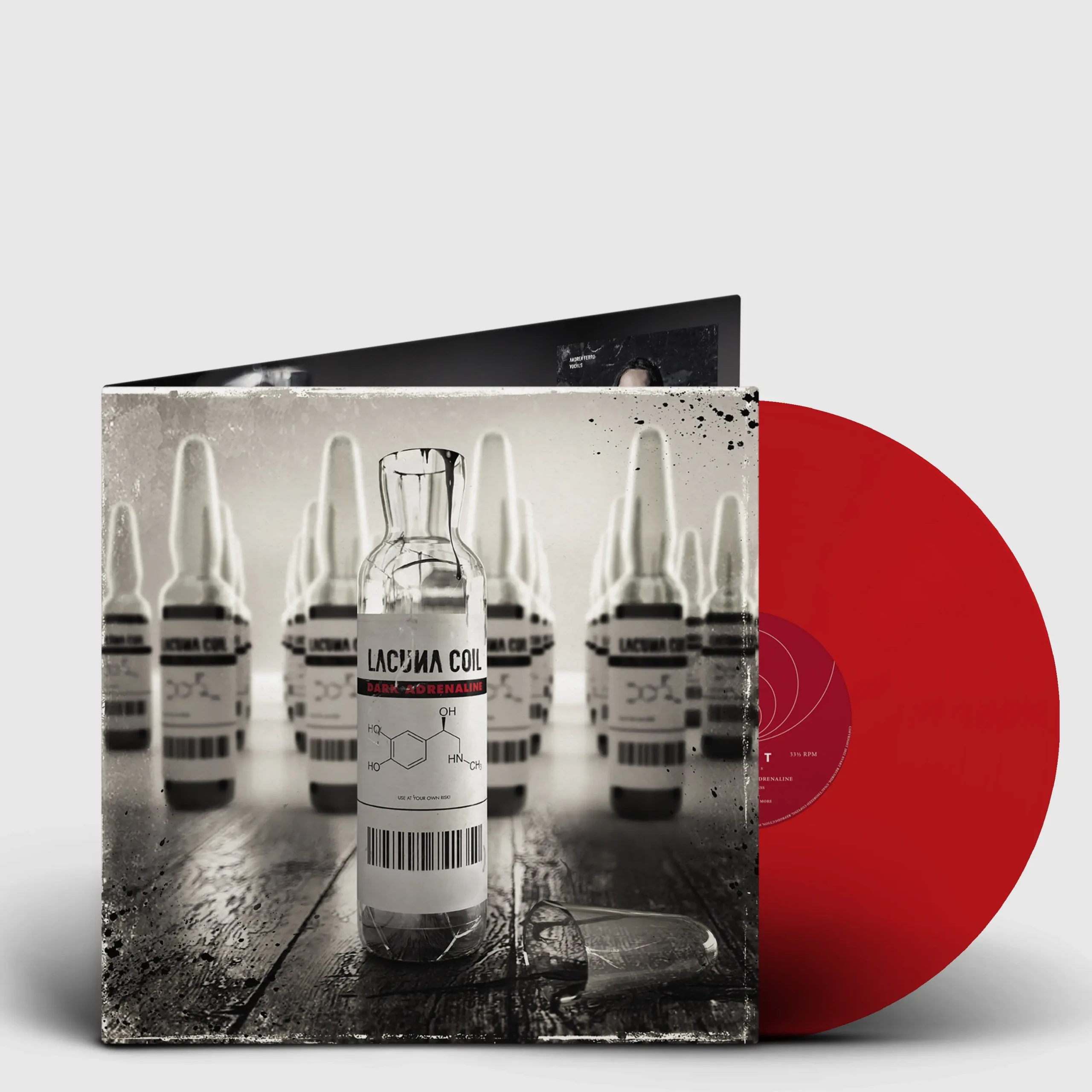 LACUNA COIL - Dark Adrenaline · TRANSPARENT RED LP