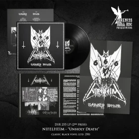 NIFELHEIM · Unholy Death (Re-Release) | BLACK LP (Black Metal Vinyl) · Picture 3
