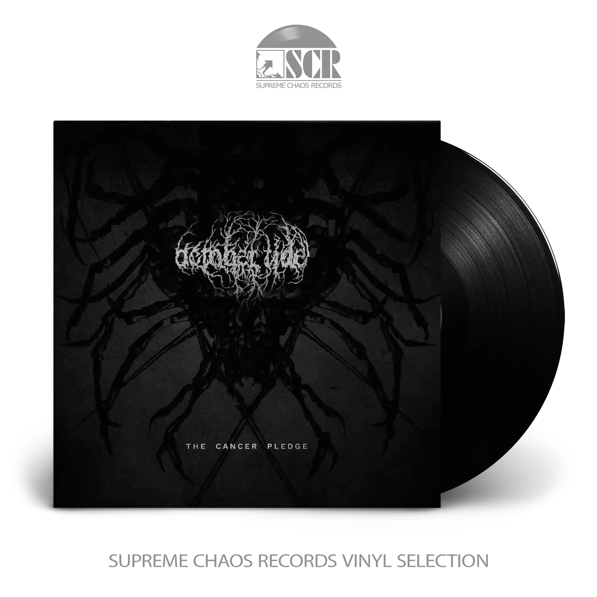 OCTOBER TIDE · The Cancer Pledge | BLACK LP (Death Metal Vinyl)