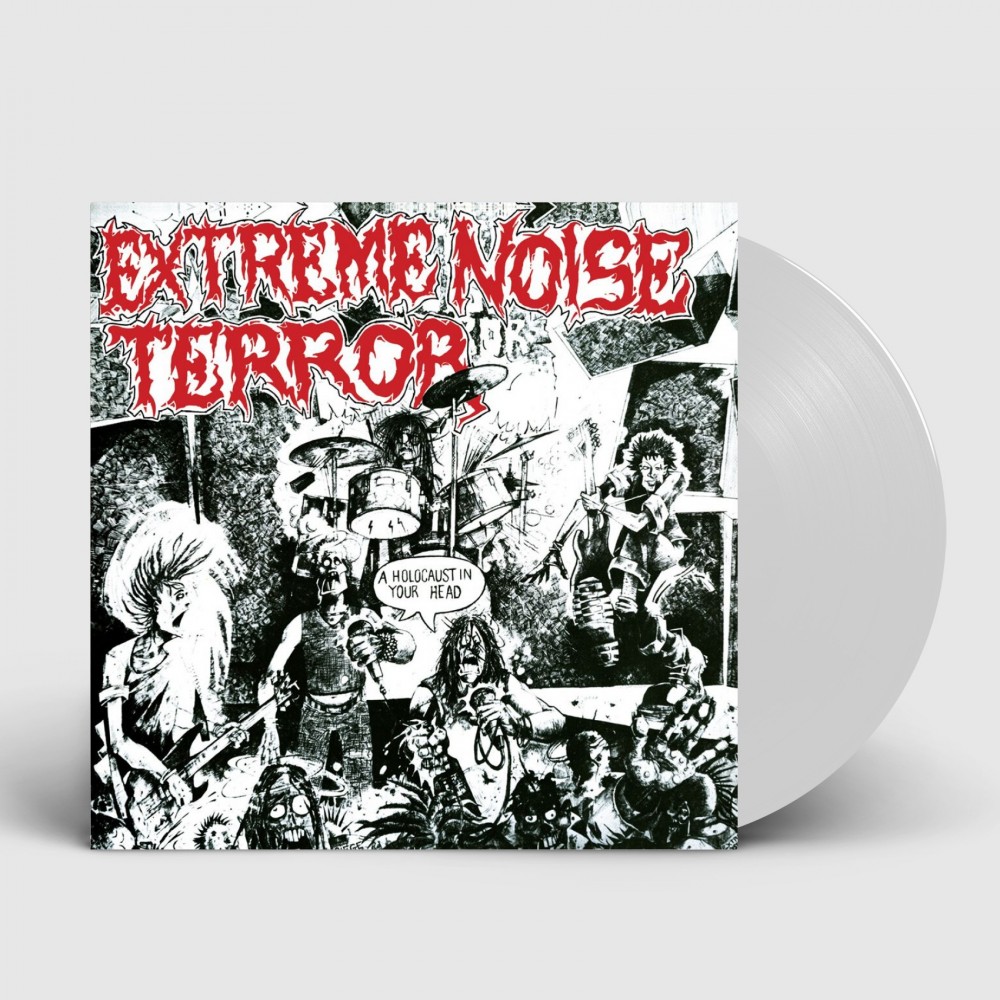 EXTREME NOISE TERROR · A Holocaust In Your Head | WHITE LP (Grindcore Vinyl)