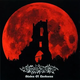 ERODED / DECREPITAPH · Blades Of Darkness/Thrones Of The Diabolical Ones | SPLIT 7" EP - BLACK EP (Death Metal Vinyl) · Picture 1