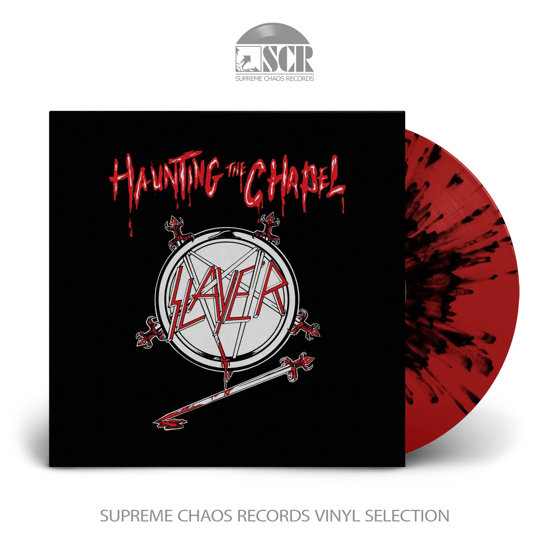 SLAYER · Haunting The Chapel | RED/BLACK LP (Thrash Metal Vinyl)
