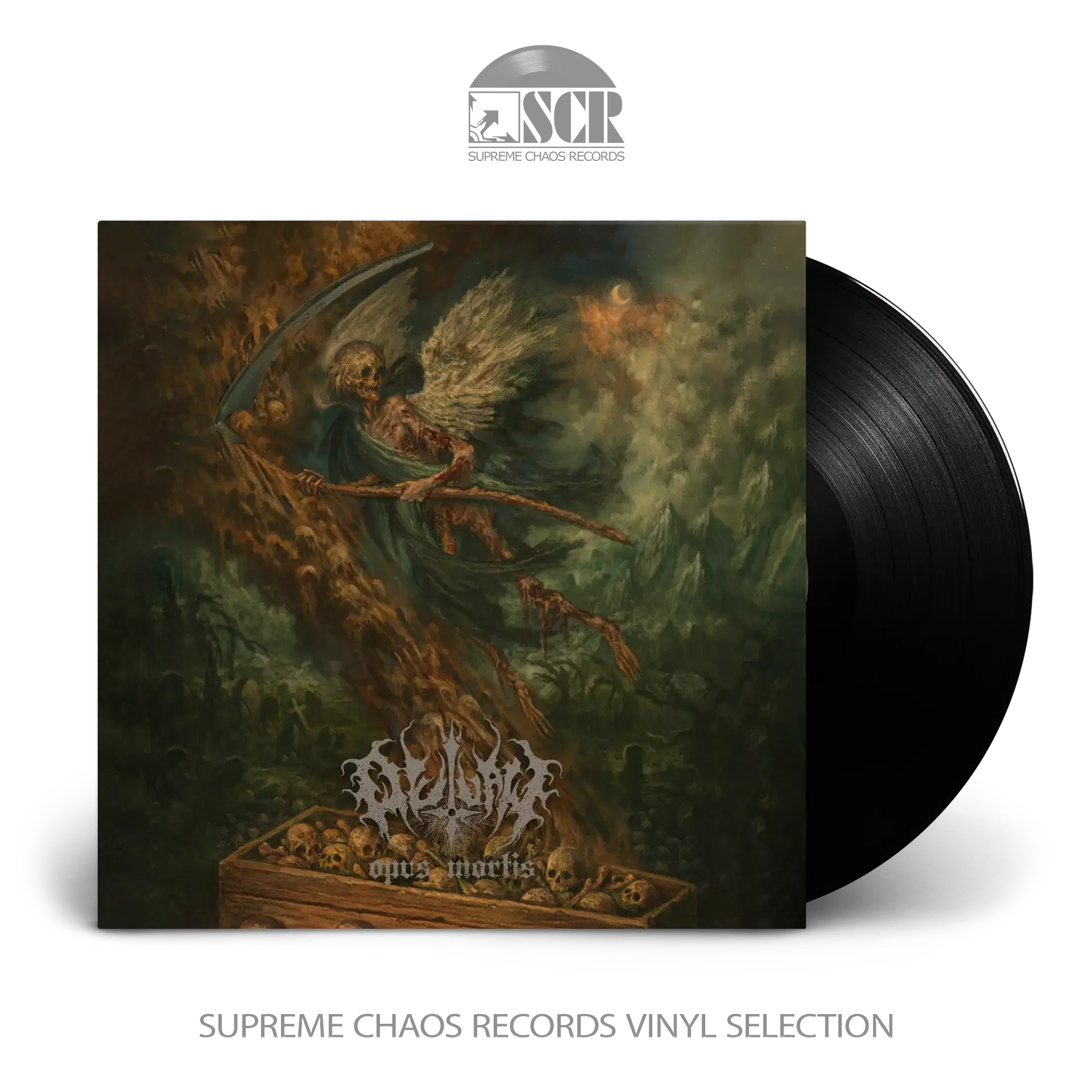 OUTLAW · Opus Mortis | BLACK LP (Black Metal Vinyl)