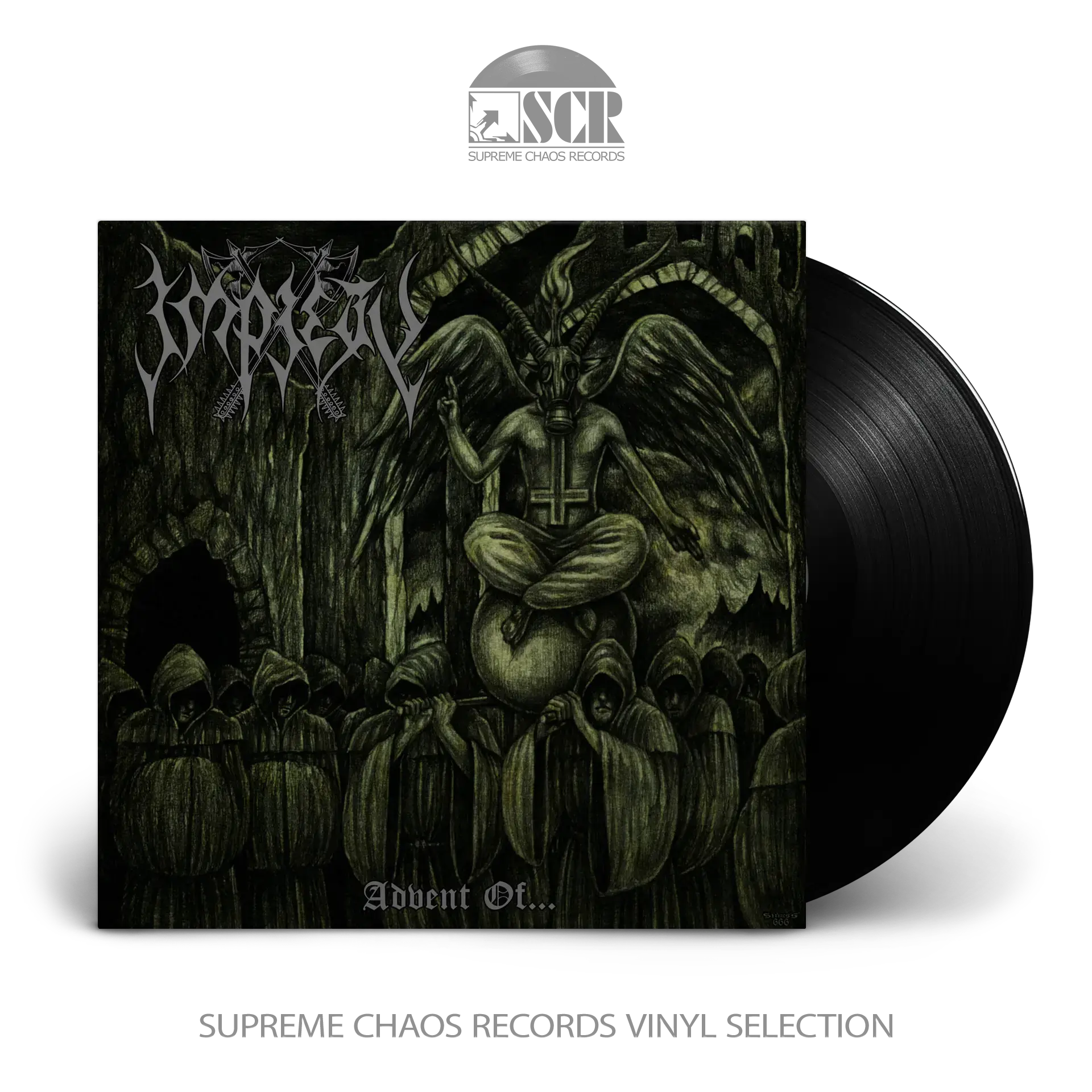 IMPIETY · Advent Of The Nuclear Baphomet | BLACK LP (Black Metal Vinyl)