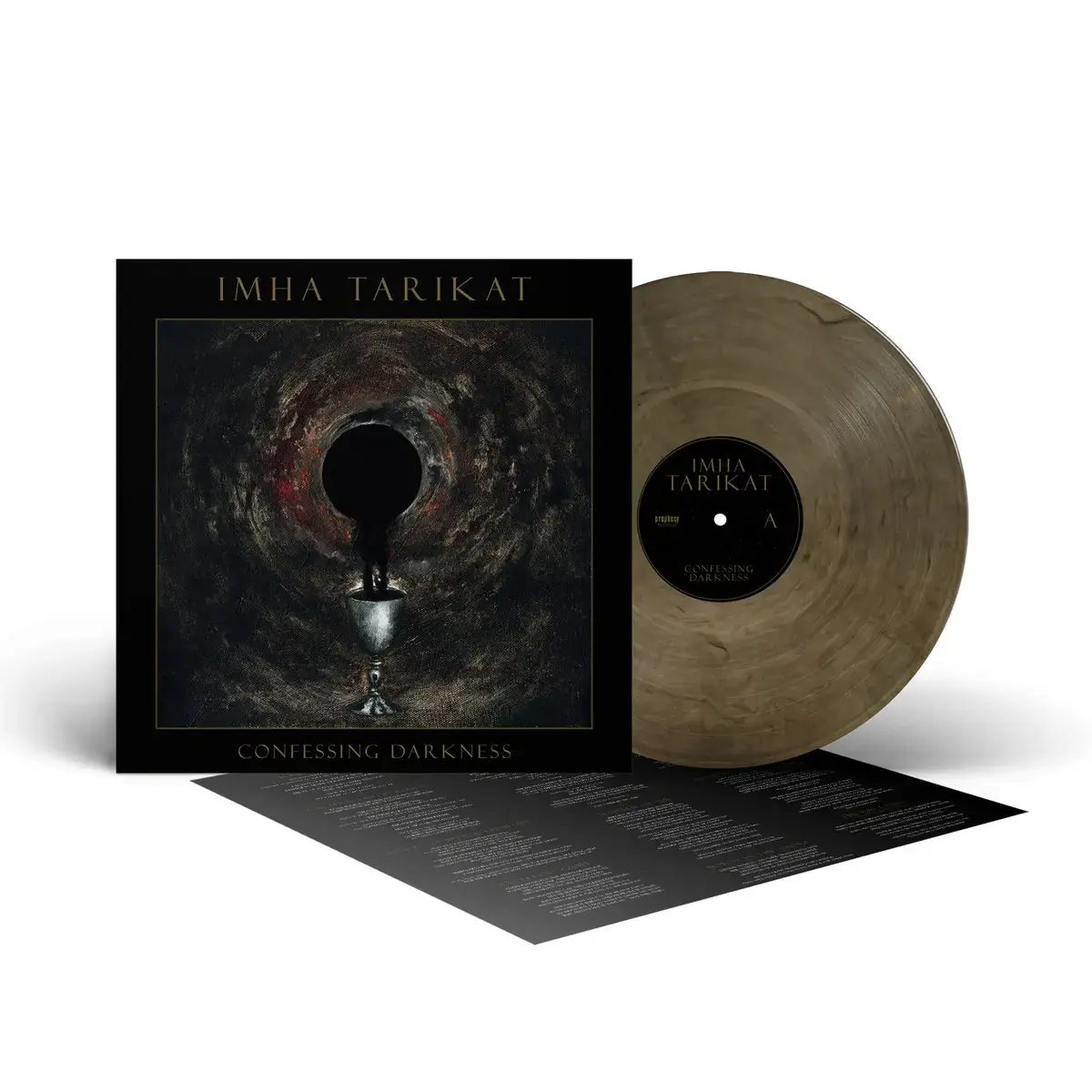 IMHA TARIKAT · Confessing Darkness | CLEAR/BLACK LP (Black Metal Vinyl) · Picture 2