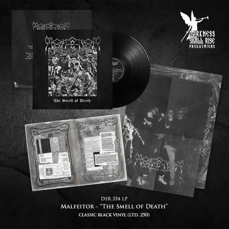 MALFEITOR · The Smell Of Death | BLACK LP (Black Metal Vinyl) · Picture 3