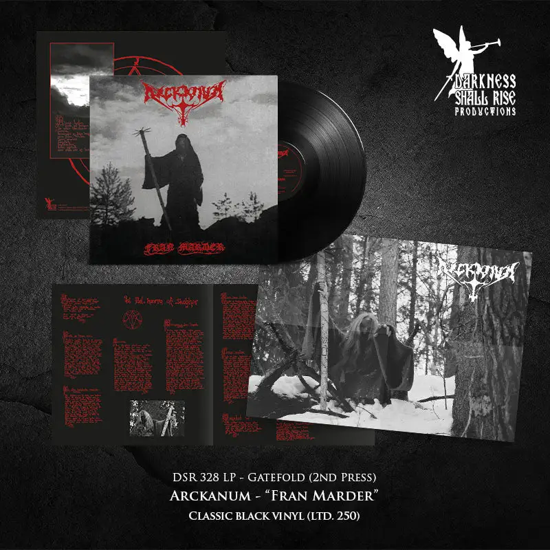 ARCKANUM · Fran Marder (Re-Release) | BLACK LP (Black Metal Vinyl) · Picture 2