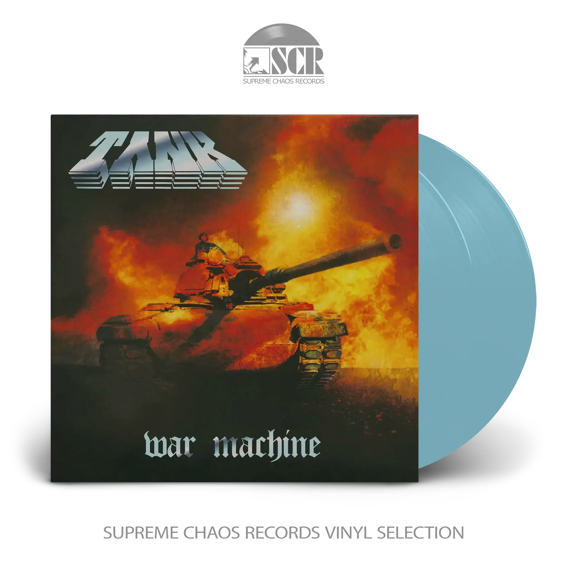 TANK · War Machine | ELECTRIC BLUE 2LP (Heavy Metal/Thrash Metal Vinyl)