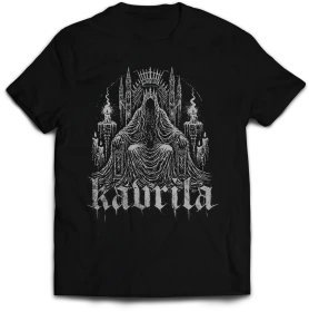 KAVRILA · Heretics I | CLEAR MARBLED WHITE/BLACK SPLATTER LP+SHIRT BUNDLE (Sludge/Doom Metal/Black Metal/Hardcore Vinyl) · Picture 2