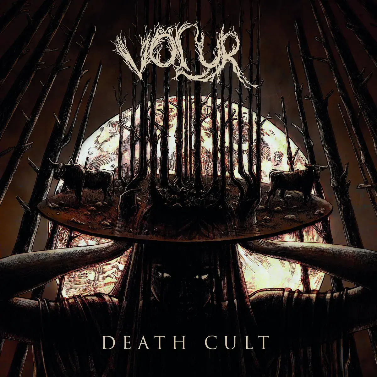 VÖLUR · Death Cult | SILVER LP (Heavy Metal Vinyl) · Picture 1