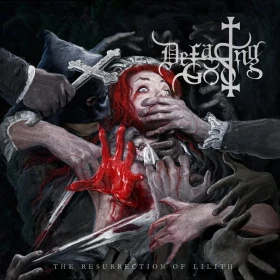 DEFACING GOD · The Resurrection of Lilith | TRANSPARENT RED 2LP (Black Metal Vinyl) · Picture 1