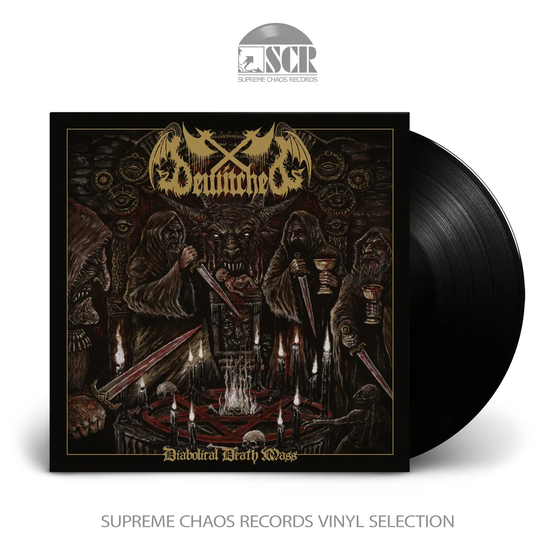 BEWITCHED · Diabolical Death Mass | BLACK LP (Thrash Metal/Black Metal Vinyl)