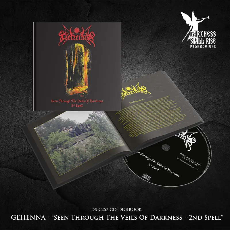 GEHENNA · Seen Through The Veils Of Darkness | DIGIBOOK CD (Black Metal CDs) · Picture 2