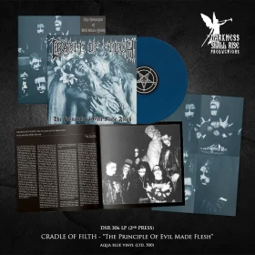 CRADLE OF FILTH · The Principle of Evil Made Flesh | AQUA BLUE LP (Black Metal/Gothic Metal Vinyl) · Picture 3