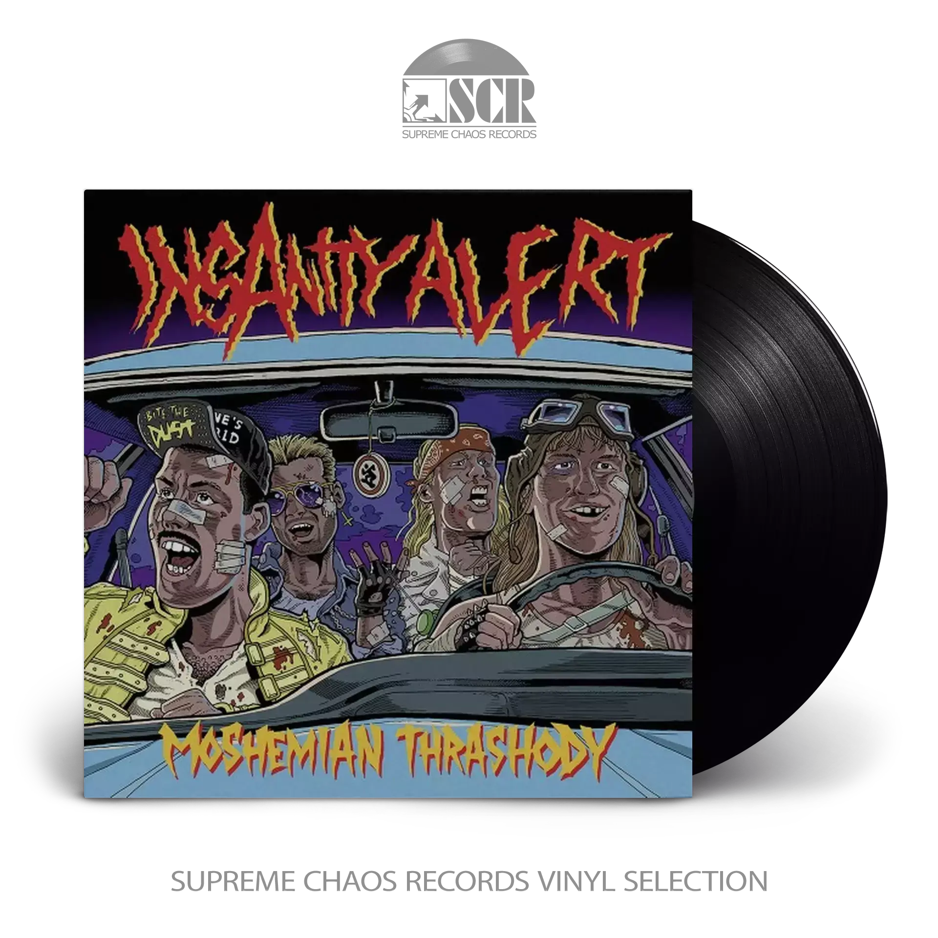 INSANITY ALERT - Moshemian Thrashody · BLACK 10" LP