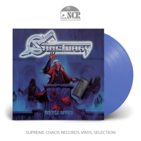SANCTUARY · Refuge Denied | BLUE LP (Heavy Metal Vinyl)