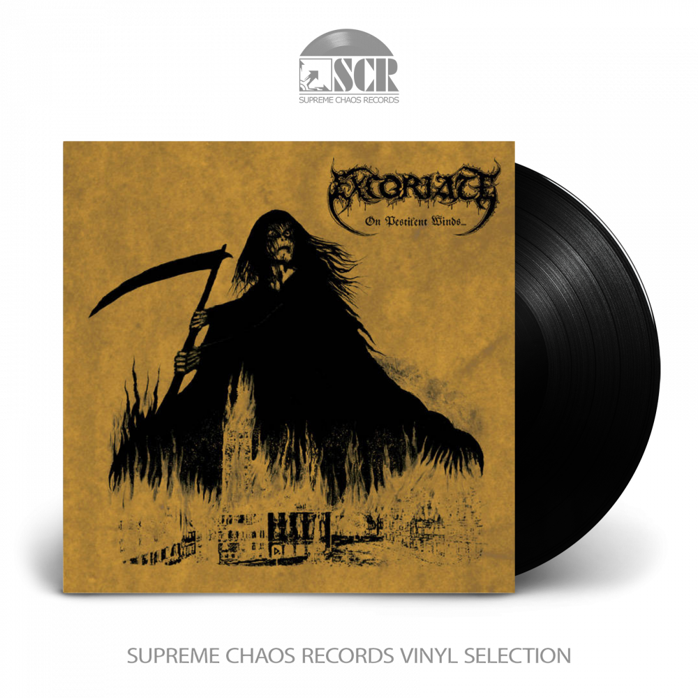 EXCORIATE · On Pestilent Winds... | BLACK LP (Death Metal Vinyl)