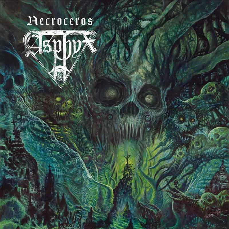 ASPHYX · Necroceros (Pop-Up) | GREEN LP (Death Metal Vinyl) · Picture 1