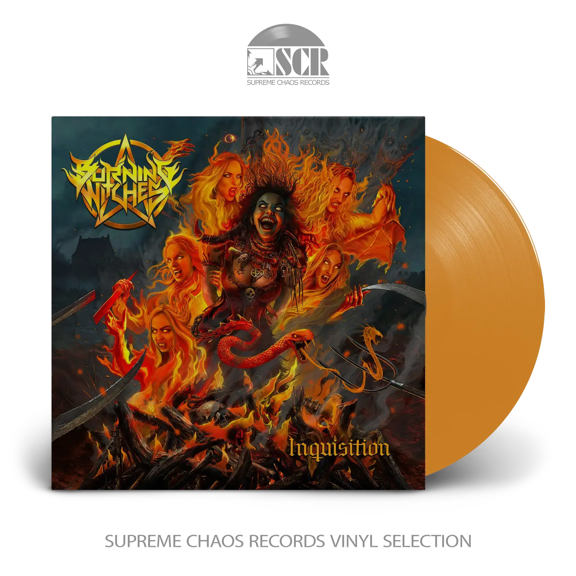 BURNING WITCHES - Inquisition · ORANGE LP (Thrash Metal/Heavy Metal Vinyl)