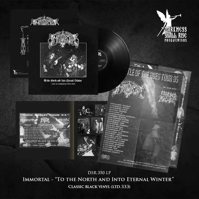 IMMORTAL · To The North And Into Eternal Winter - Live In Darkness 1993-1995 | BLACK LP (Black Metal Vinyl) · Picture 3