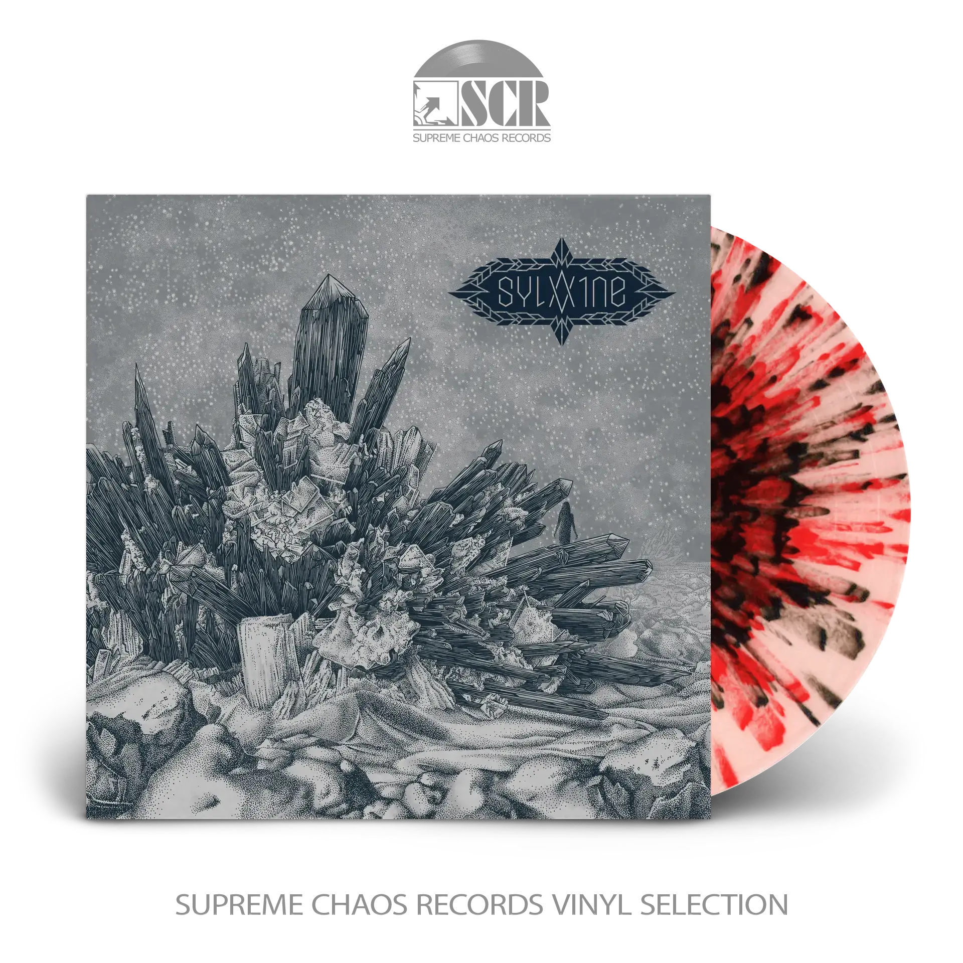 SYLVAINE · Atoms Aligned, Coming Undone | SPLATTER LP (Post Metal/Black Metal Vinyl)