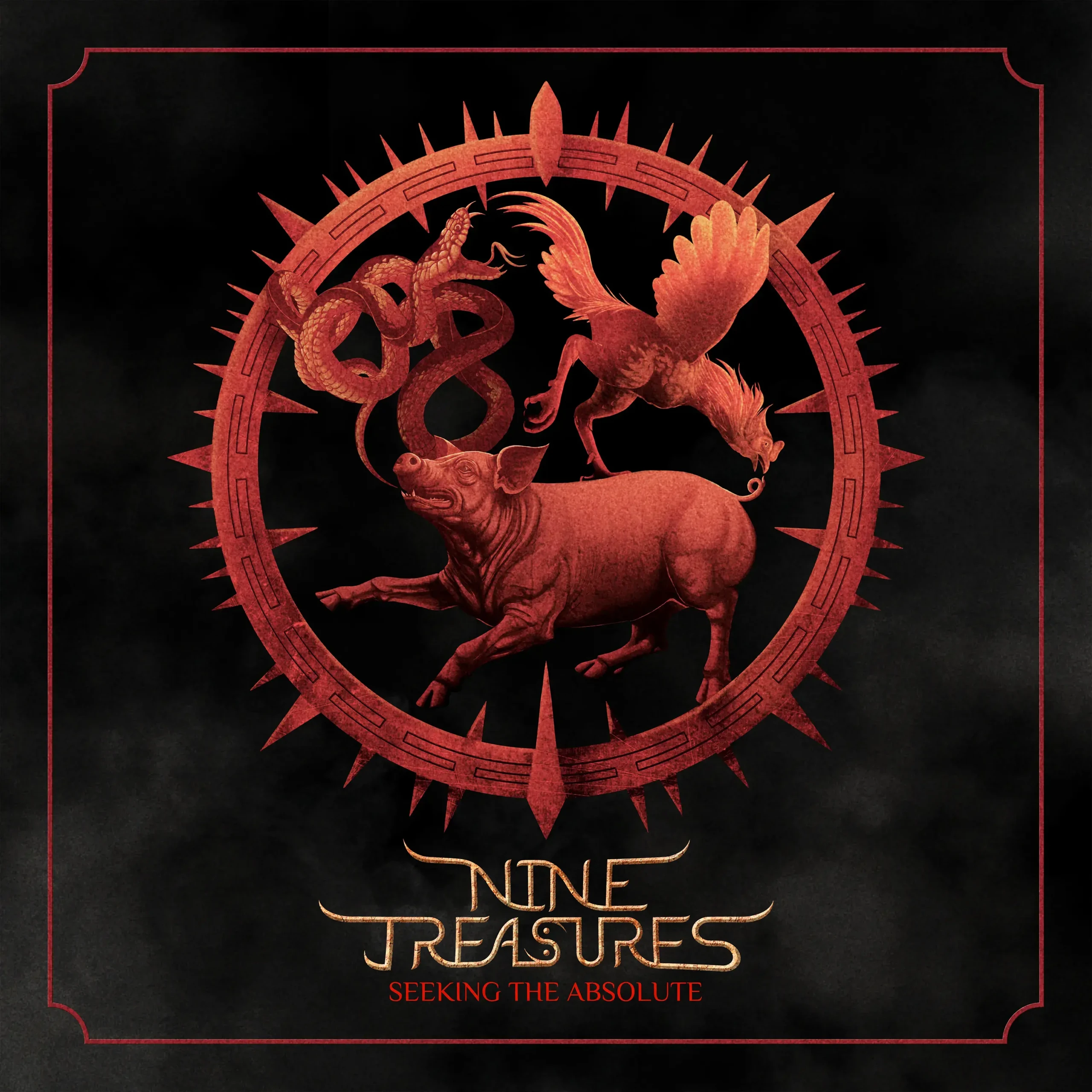 NINE TREASURES - Seeking The Absolute · BLACK LP (Heavy Metal Vinyl) · Picture 1