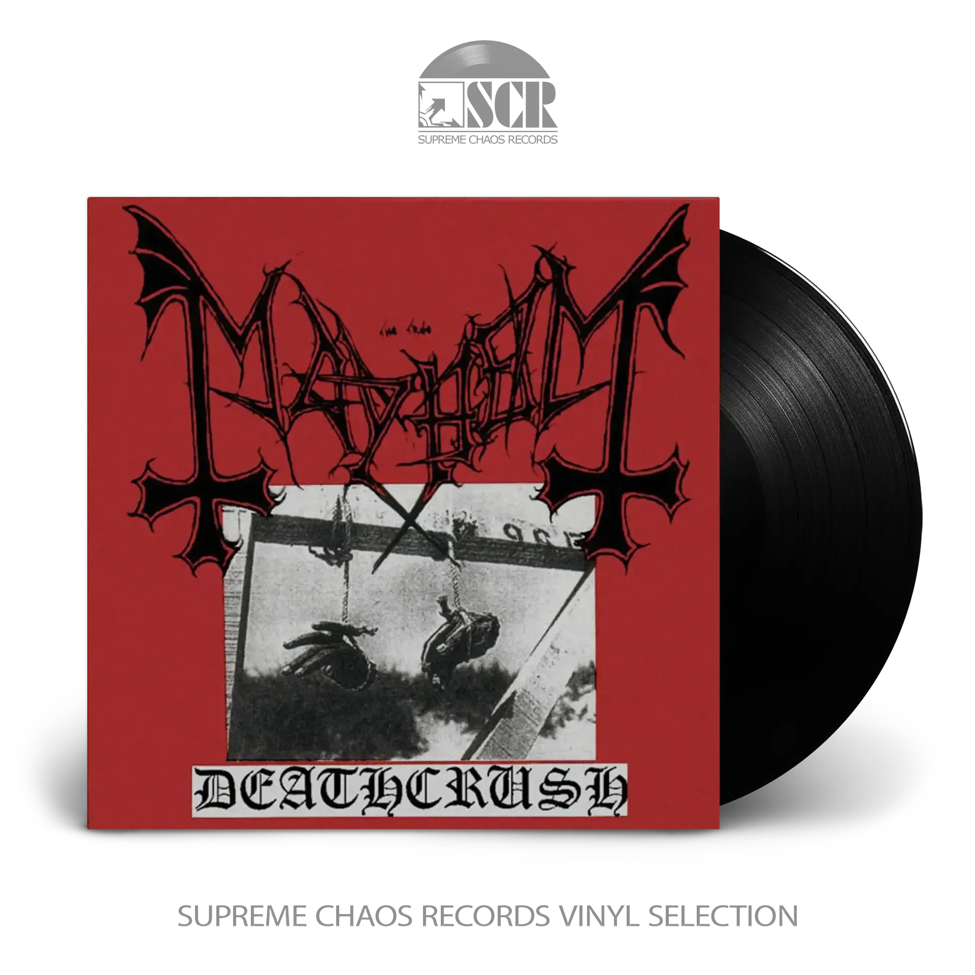 MAYHEM · Deathcrush | BLACK LP (Black Metal Vinyl)
