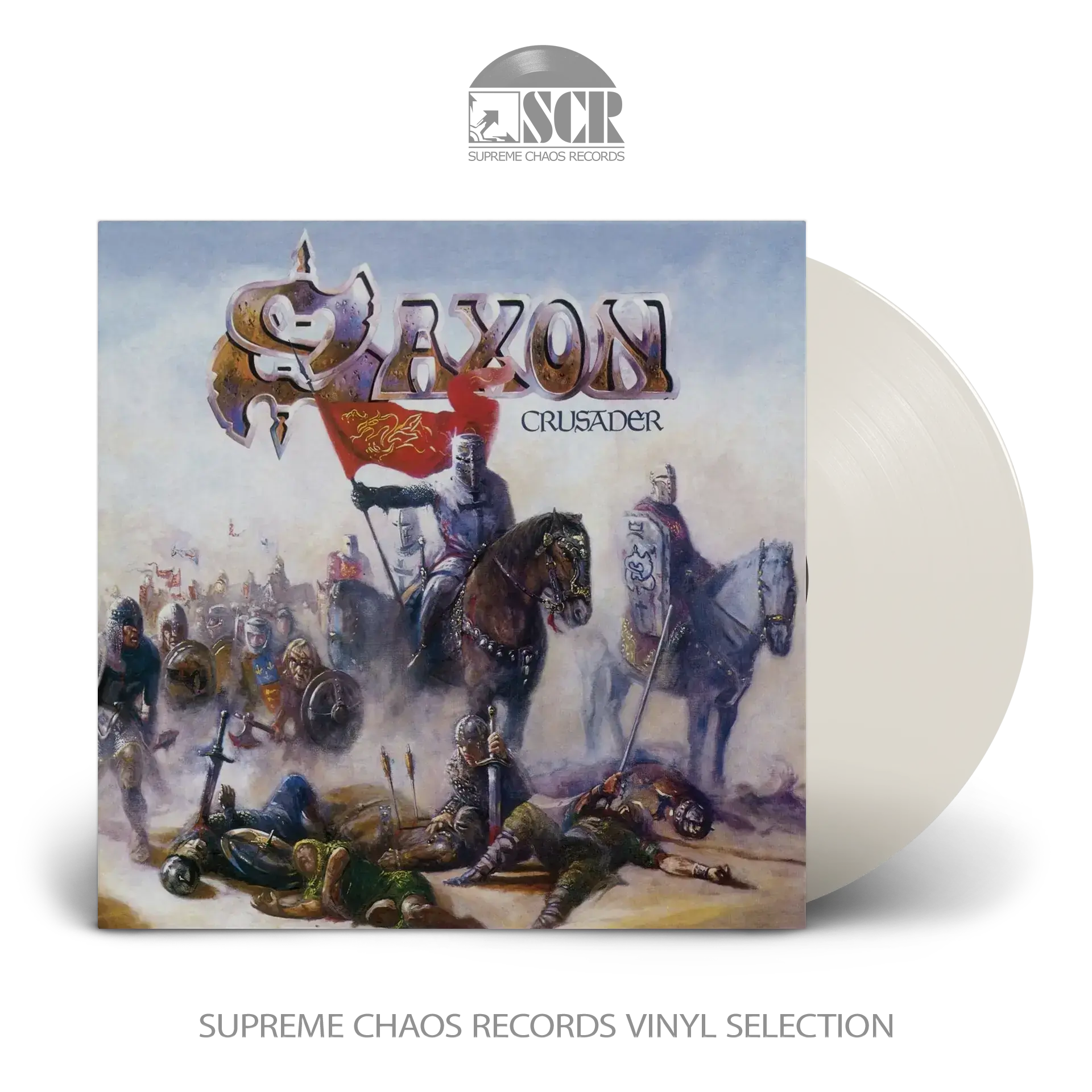 SAXON - Crusader · CLEAR LP (Heavy Metal/Hard Rock Vinyl)