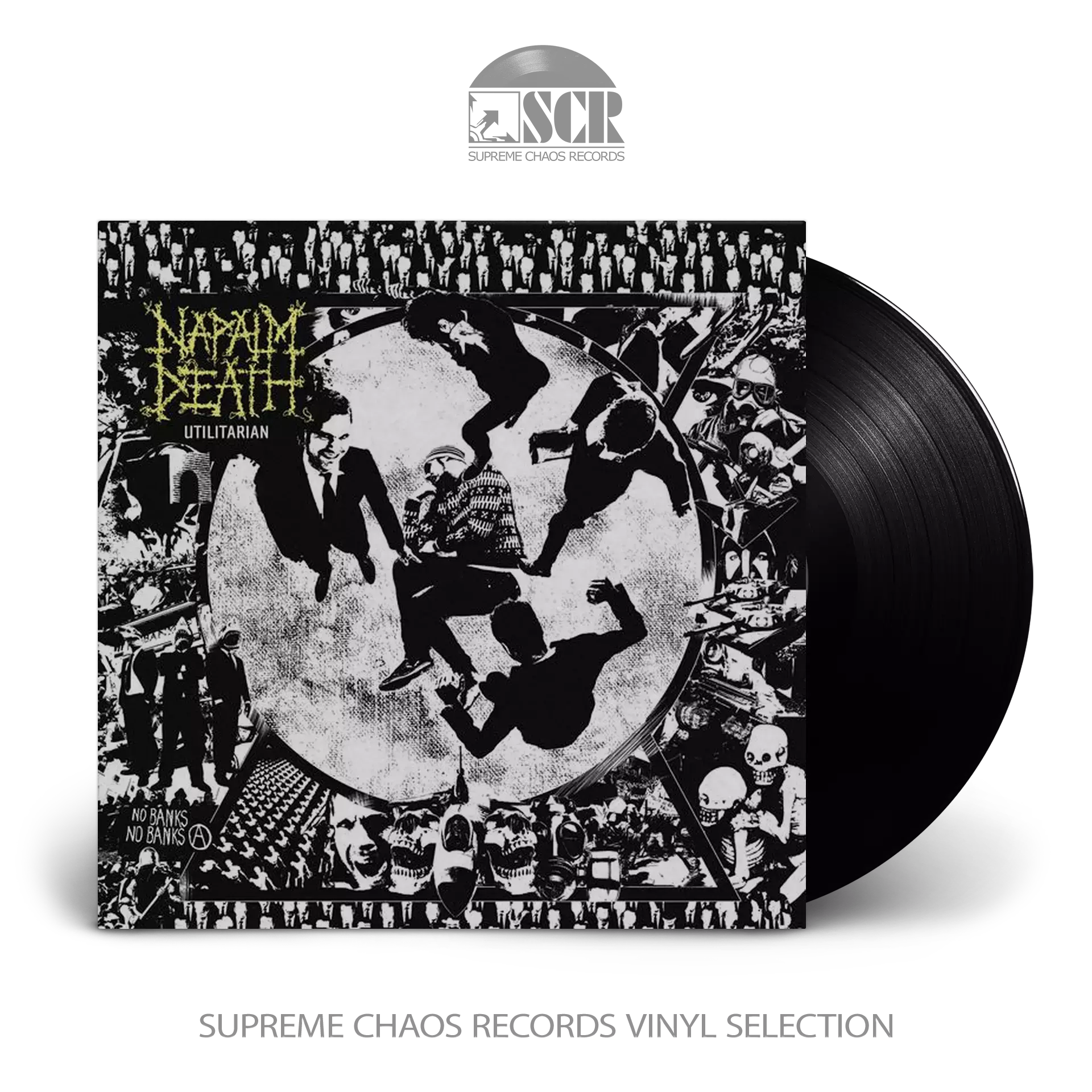 NAPALM DEATH · Utilitarian | BLACK LP (Grindcore Vinyl)