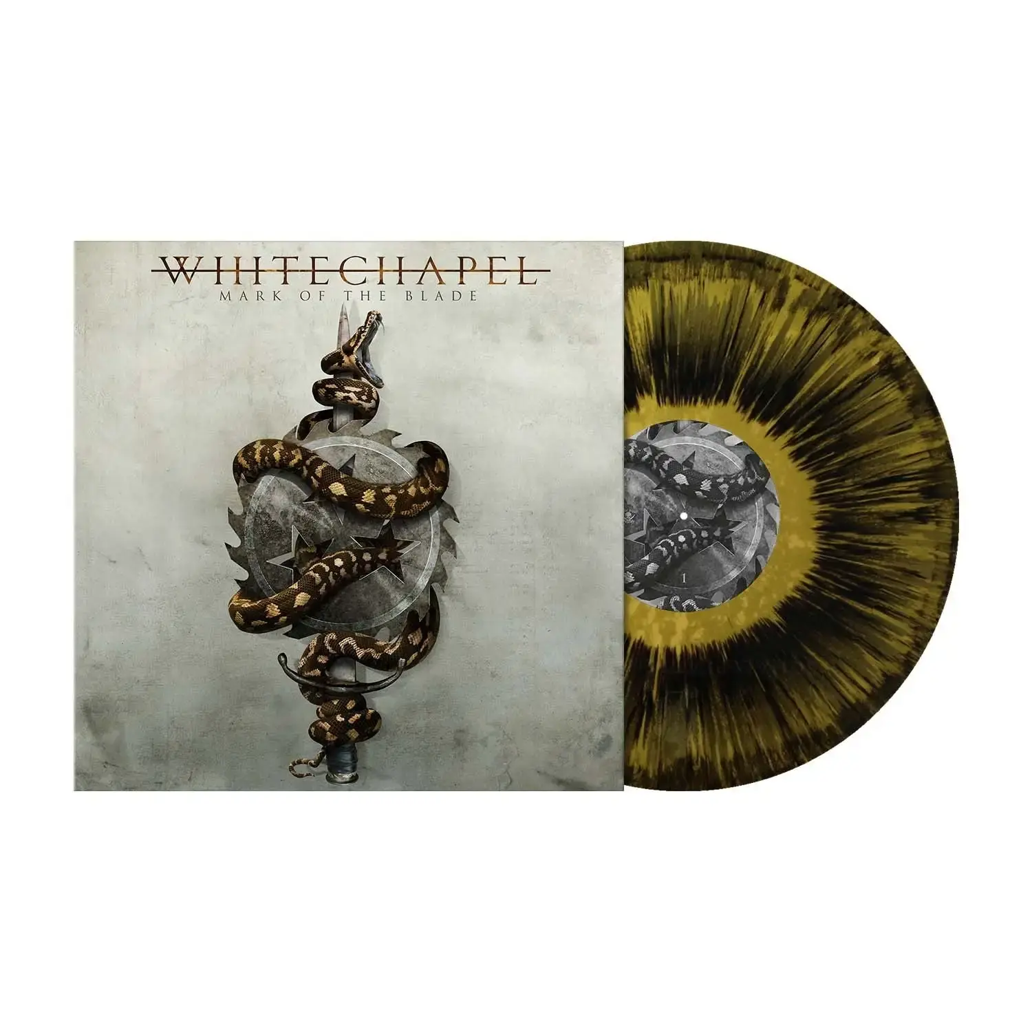 WHITECHAPEL · Mark Of The Blade (10th Anniversary) | GOLD METALLIC BLACK DUST LP (Deathcore Vinyl)