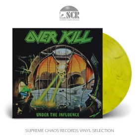 OVERKILL · Under The Influence | YELLOW MARBLED LP (Thrash Metal Vinyl)