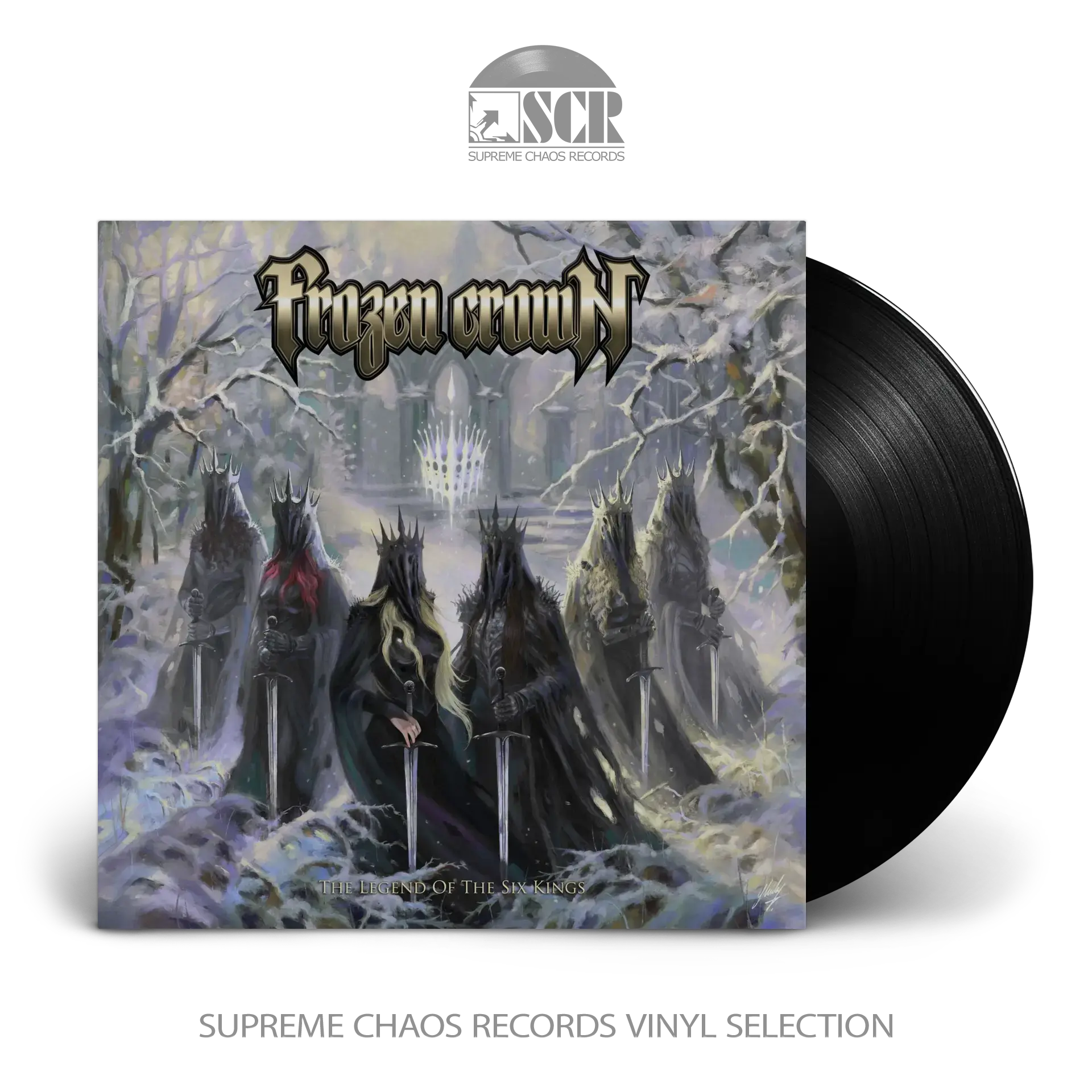 FROZEN CROWN · The Legend Of The Six Kings | BLACK LP (Power Metal Vinyl)