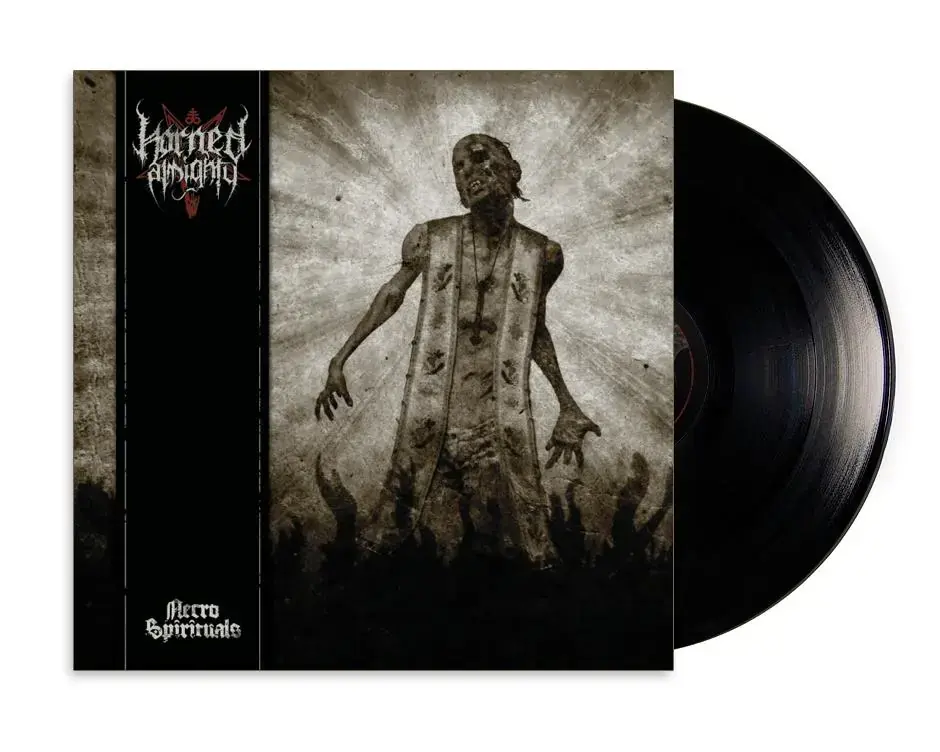 HORNED ALMIGHTY · Necro Spirituals | BLACK LP (Black Metal Vinyl)